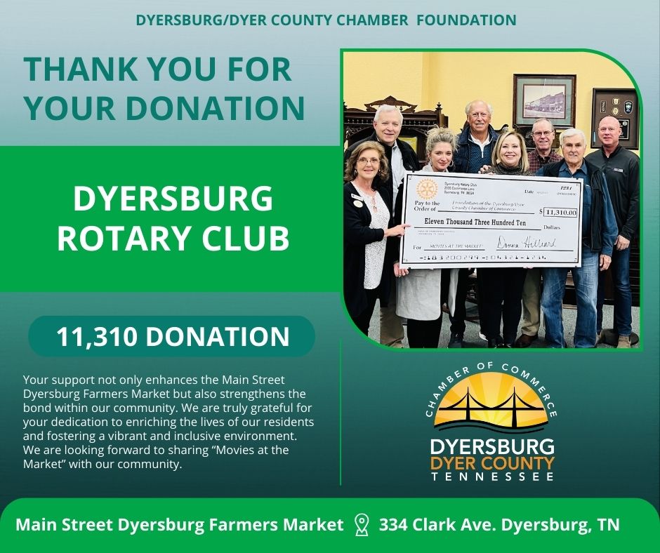 Movies at the MARKET - Rotary Club Dyersburg